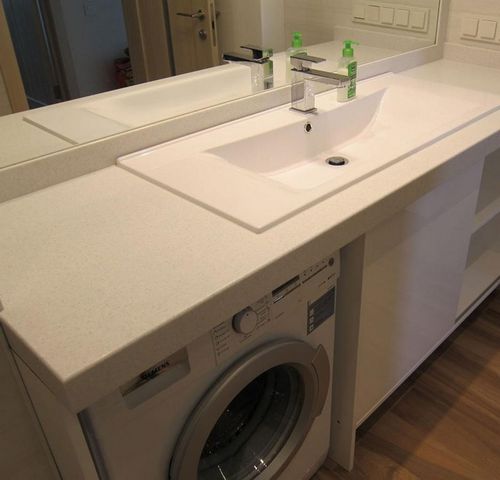 Стиральная машинка под раковину: умывальник в ванной и стиралка, узкий комплект, встроенная стирка белья