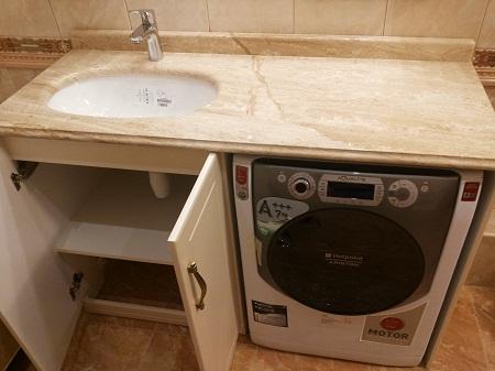 Тумба под стиральную машину: мебель с раковиной, для ванной в Леруа Мерлен, тумбочка на кухню под стиралку