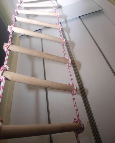 Веревочная лестница своими руками: как сделать канатную, как связать для детей, как называется для колодца, видео
