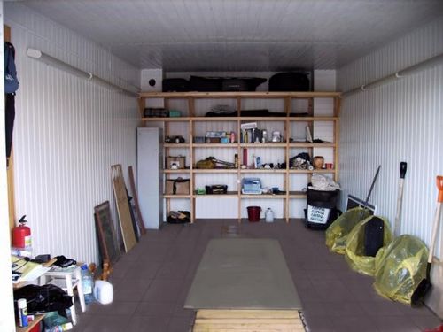 Внутренняя отделка гаража + фото