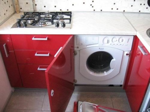 Встроенная стиральная машина на кухне: как встроить, типовые неудобства, советы специалистов, видео-инструкция