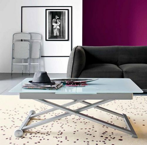 Журнальный стол-трансформер для гостиной: фото в интерьере, красивая и недорогая мебель в зал, чем можно заменить