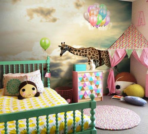 Детские 3д обои на стену: фото с идеями расцветок и тематик
