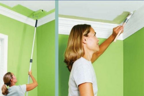 Как покрасить потолок водоэмульсионной краской по старой краске