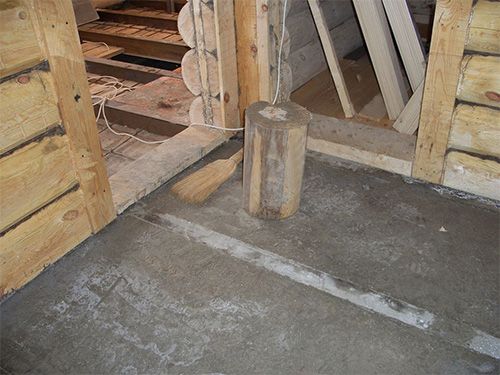 Как сделать черновой пол в деревянном доме: деревянный и бетонный