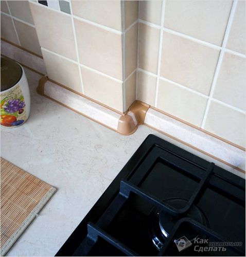 Как спрятать газовую трубу на кухне - маскировка газовой трубы ( фото)