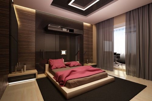 Спальня в стиле модерн. Дизайн комнаты, разные стили.