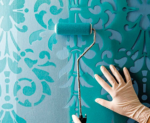 Трафареты для декора стен своими руками