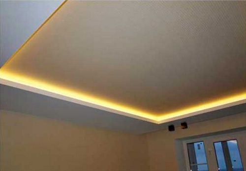 Установка светодиодной ленты на потолок своими руками