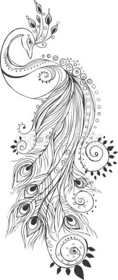 Peacock-and-butterfly-file-cdr-and-dxf-free-vector-download-for-laser-engraving-machines Peacock Drawing, Peacock Painting, Peacock Art, Peacock Outline, Peacock Vector, Bird Drawings, Art Drawings Sketches, Peacock Feather Tattoo, Henna Peacock