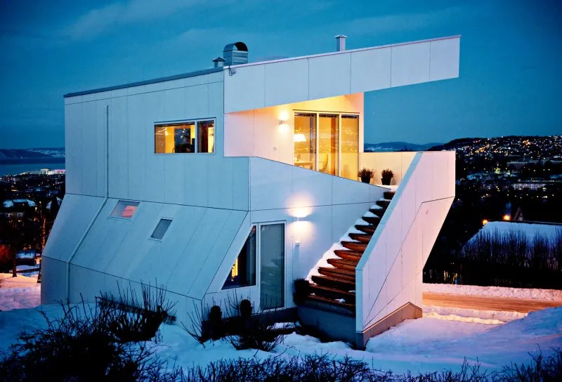 Архитектура коттедж в Норвегии