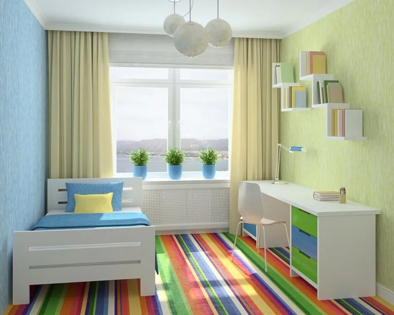 Дизайн детской комнаты зависит от возраста ребенка