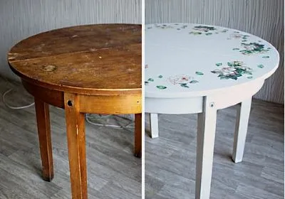 Как отреставрировать старый полированный стол