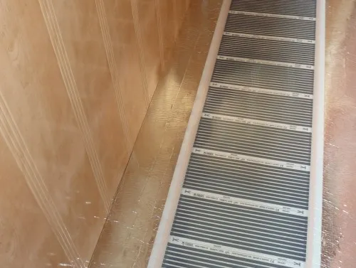 Пленочный инфракрасный обогреватель (система теплый пол)