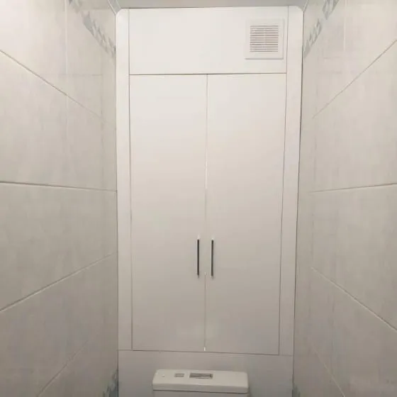 Сантехнический шкаф в туалет из ЛДСП