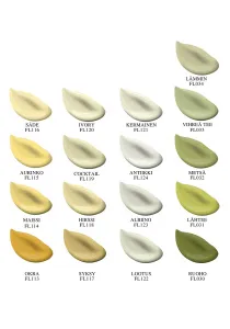 Краска FINNTELLA интерьерная ECO_15 гладкая для ванных комнат и кухни Гладкая, Акрилатно-латексная, Полуматовое покрытие, светло-зеленый