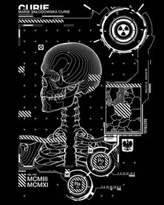 DUSTRIAL - FUTURE CULT Graphic Tees, Cyberpunk, Overlays