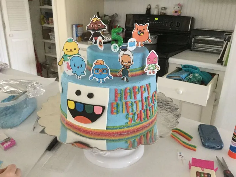 Торт тока бока на день рождения