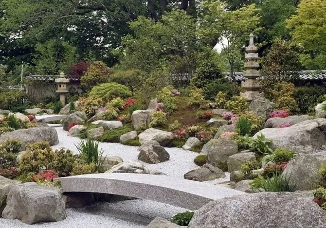 Дизайн двора в японском стиле